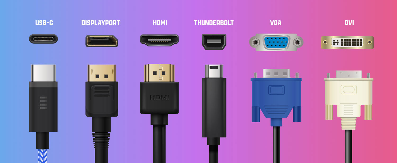 A Guide To The Different Types of Monitor Ports - Practically